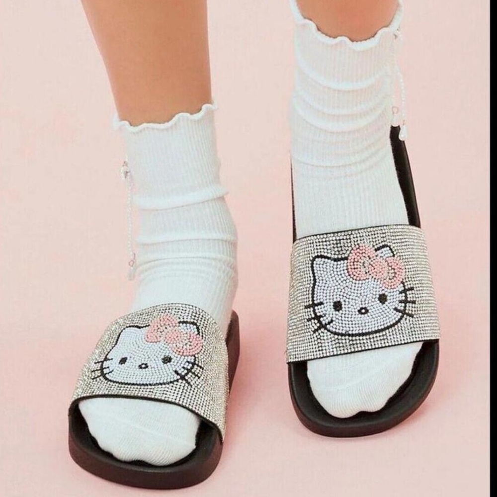 Hello Kitty Rhinestone Slide Sandals - Picture 5 of 5